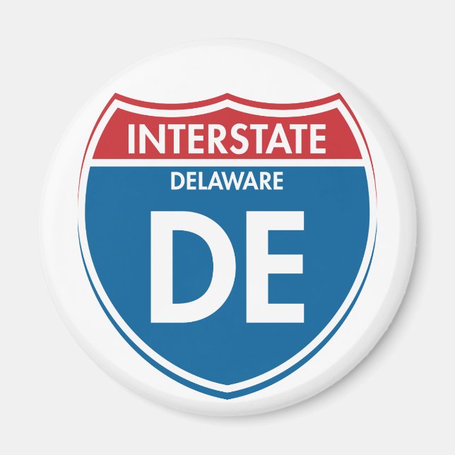 Interstate Delaware DE Magnet (Vorne)
