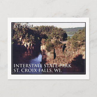 Interstate Staat Park Postkarte