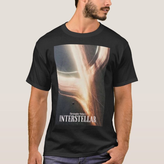 Interstellar 2014 Vintage Poster T-Shirt (Vorderseite)