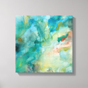 Interstellar   Aquamariner blauer Himmel Leinwanddruck