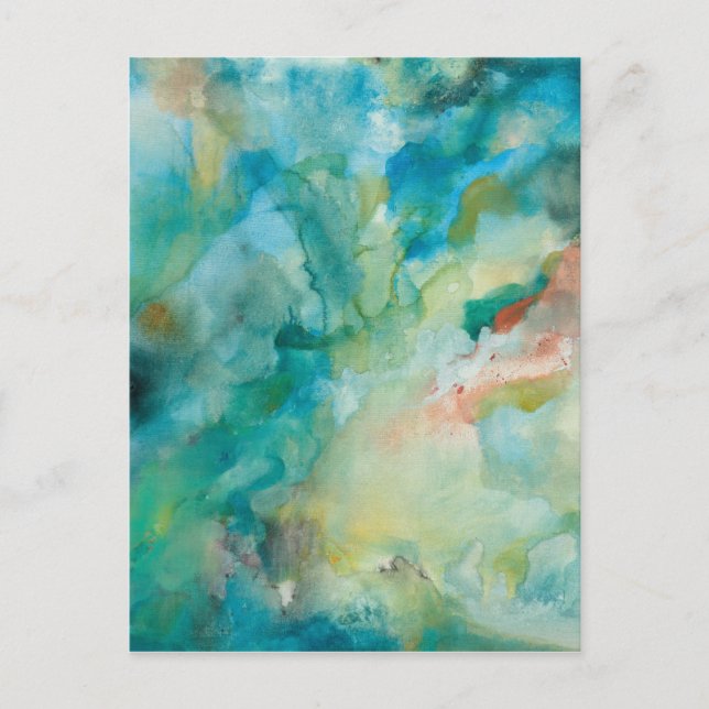 Interstellar | Aquamariner blauer Himmel Postkarte (Vorderseite)