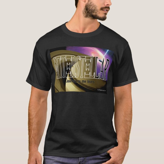 Interstellar Journey Dark T - Shirt (Vorderseite)