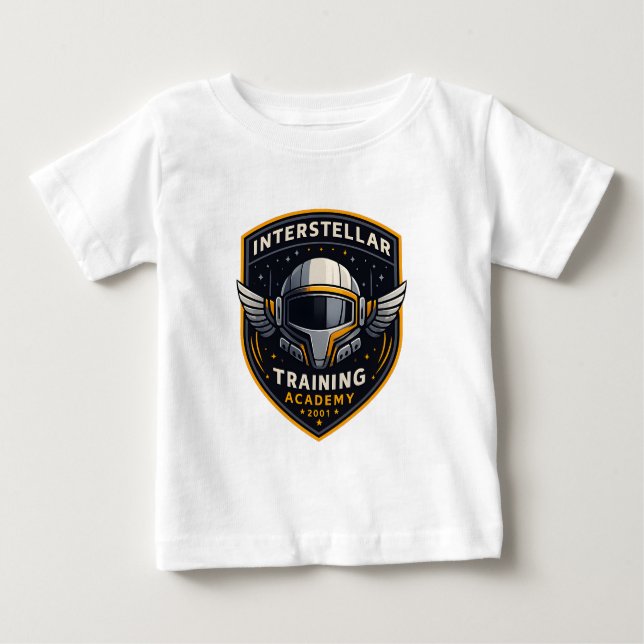 Interstellar Training Academy Baby T-Shirt (Vorderseite)