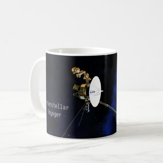 Interstellare Voyager Raumsonde Kaffeetasse (Vorderseite Links)