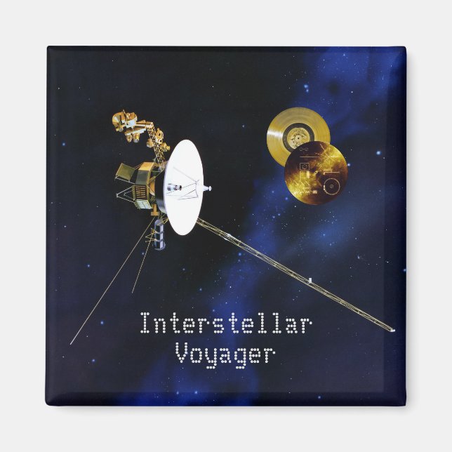 Interstellare Voyager Raumsonde Magnet (Vorne)