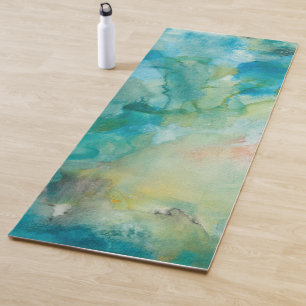 Interstellarer aquamariner blauer Himmel Yogamatte