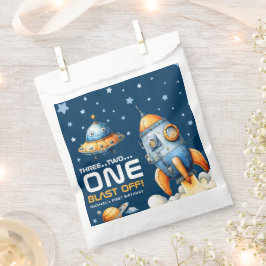 Interstellarer Raketenstart Blast Off 1. Geburtsta Geschenktütchen