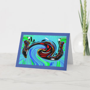 Interstellarreise Feiertagskarte