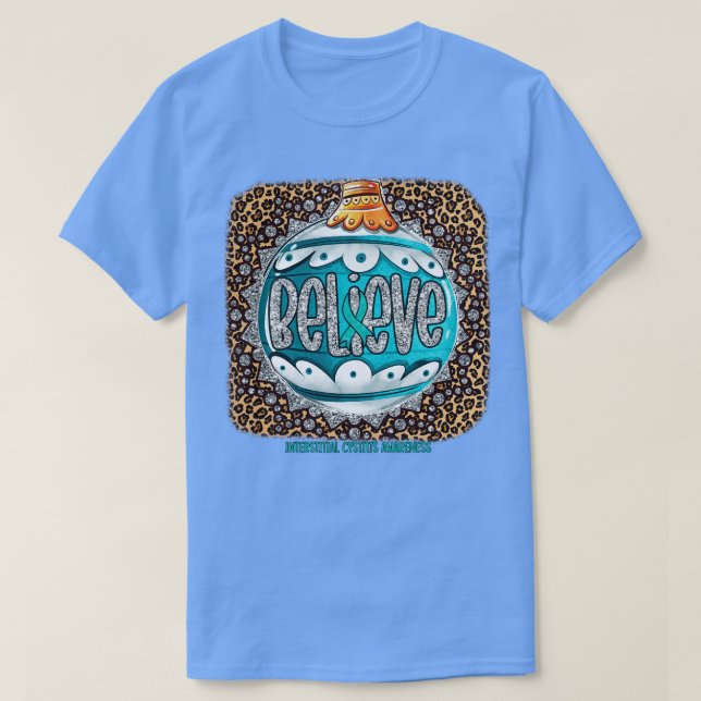 Interstitielle Cystitis Awareness Glaube Ornament  T-Shirt (Design vorne)