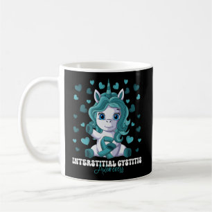 Interstitielle Cystitis Awareness Montag Aquamarin Kaffeetasse