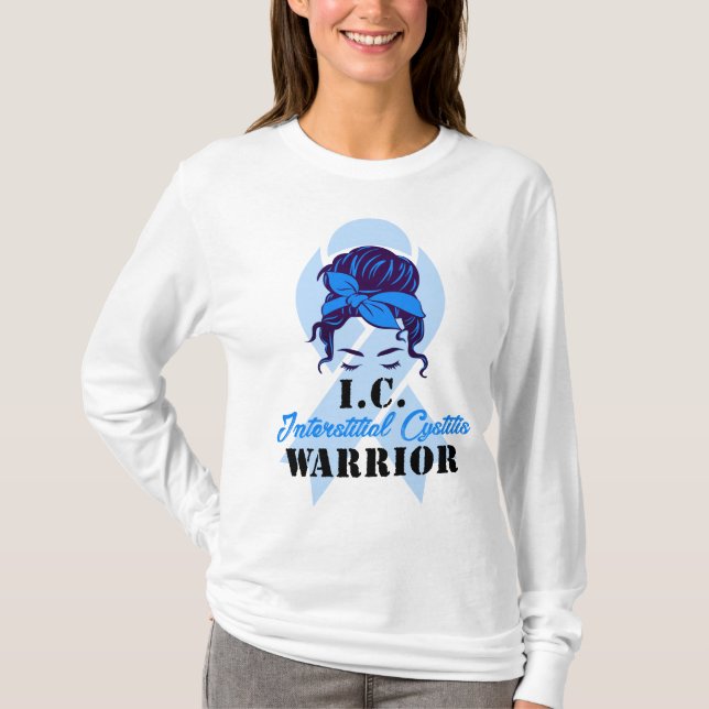 Interstitielle Cystitis Warrior T-Shirt (Vorderseite)