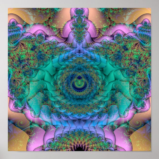 Intertwining (12" x 12") Art Print Poster (Vorne)