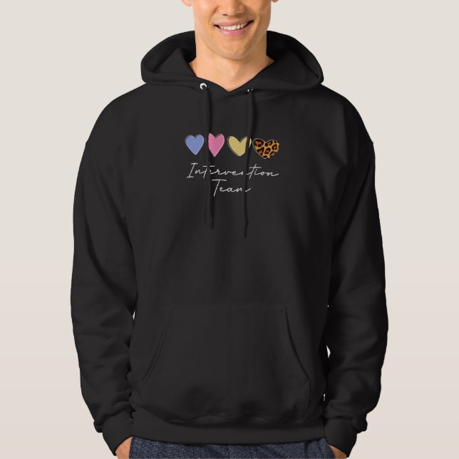 Interventionslehrer-Spezialistenteam Para Interve Hoodie (Vorderseite)