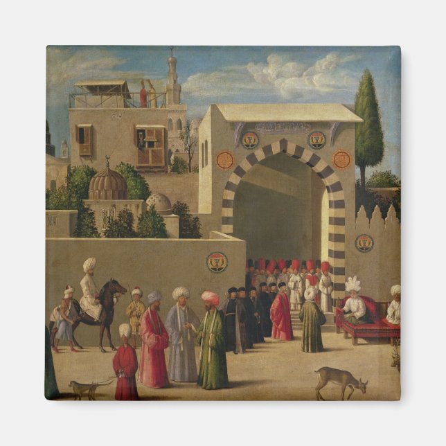 Interview des Venezianischen Botschafters Magnet (Vorne)