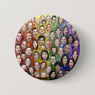 Interwoven Humanität Button