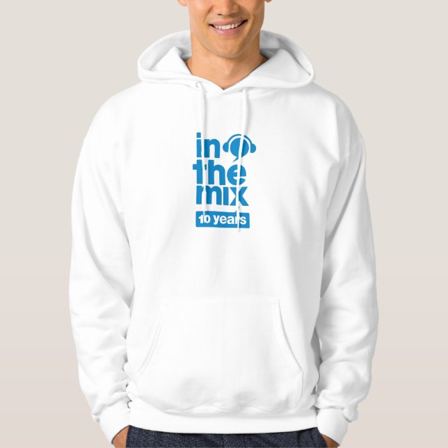 inthemix 10 Jahre Hoodie (Vorderseite)