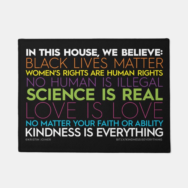 #InThisHouse Fußmatte (Vorderseite)