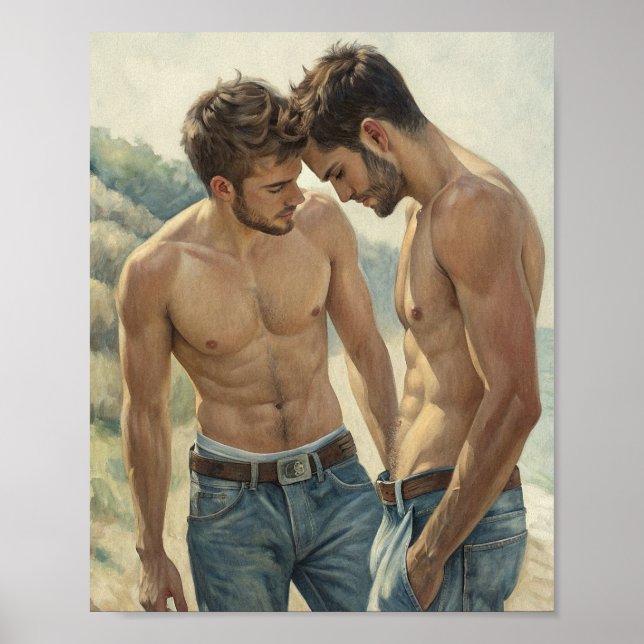 Intimate Stud Connection on the Coast Poster (Vorne)