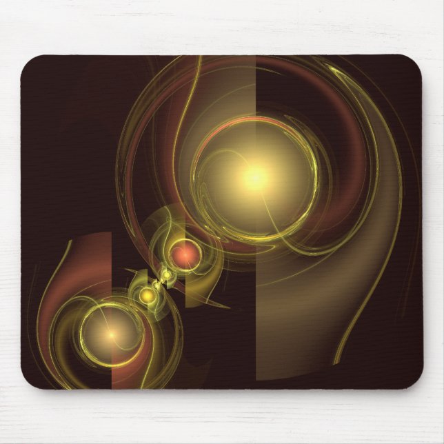 Intime Verbindung Abstrakt Art Mousepad (Vorne)