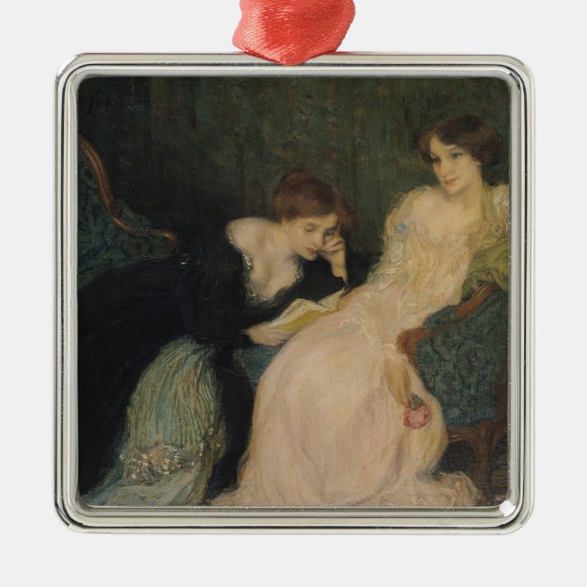 Intimität Silbernes Ornament (Vorne)