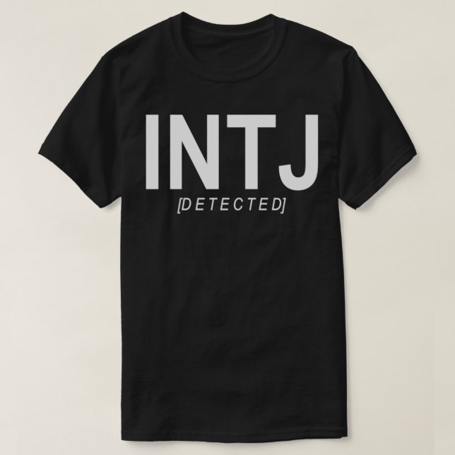 INTJ 16 PERSONALITÄTEN T-Shirt (Design vorne)