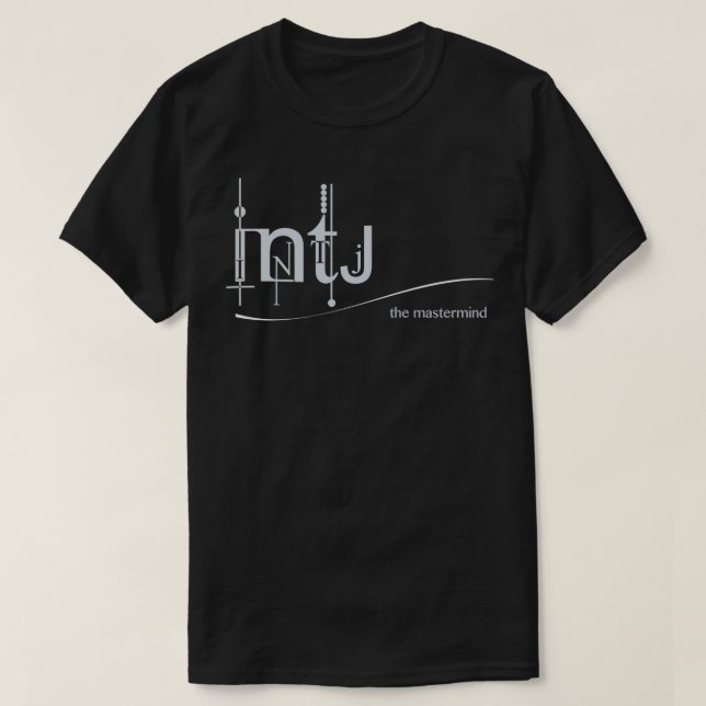 INTJ Das marktbeherrschende MBTI-Logo T-Shirt (Design vorne)