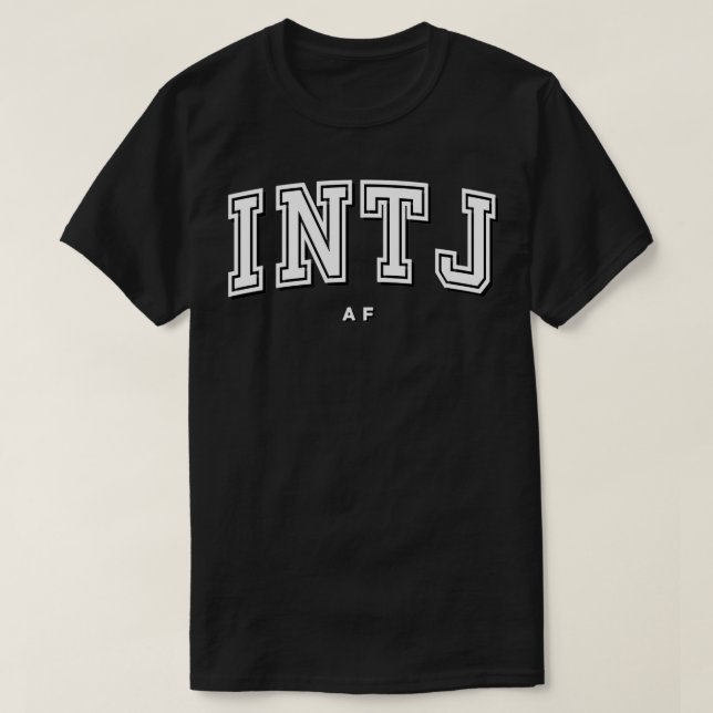 INTJ Introvert stolz auf den Architekt T-Shirt (Design vorne)