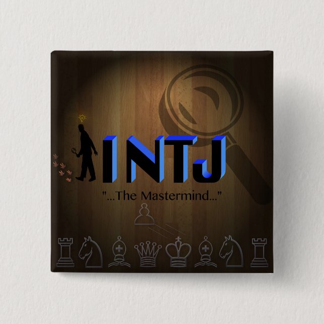 INTJ Knopf Button (Vorderseite)