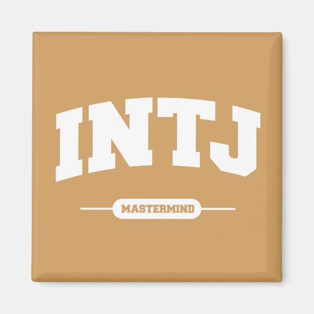 INTJ - Mastermind - Universitätsstil Magnet (Vorne)