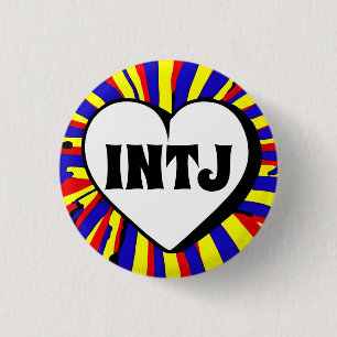 INTJ MBTI 3 cm Abzeichen Button