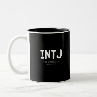 INTJ - Nachdenklicher Taktiker (weiß) Zweifarbige Tasse