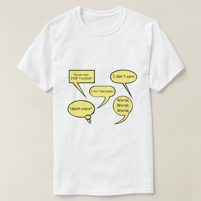 INTJ SPEECH-BUBBBLE T-Shirt (Design vorne)