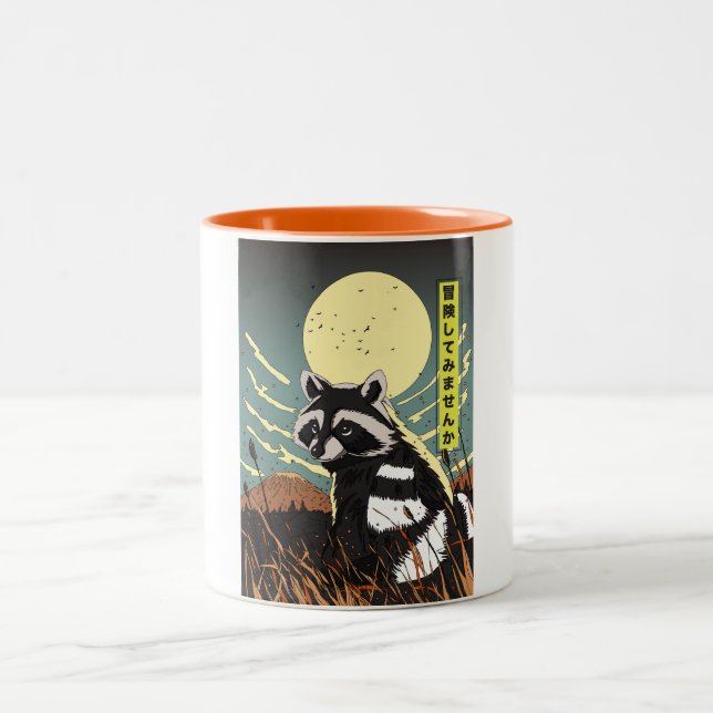 Into Adventure Zweifarbige Tasse (Mittel)