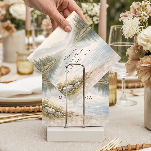 Into The Mountains Bridal Shower Serviette (Von Creator hochgeladen)