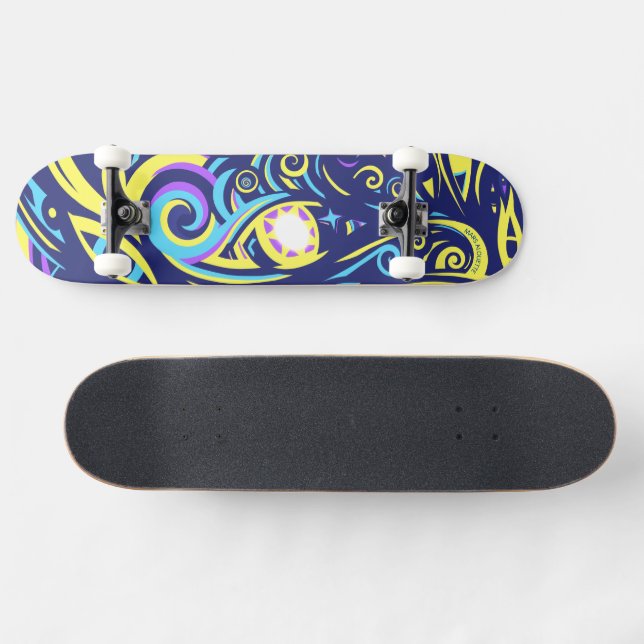Into the Vortex Skateboard (Horizontal)