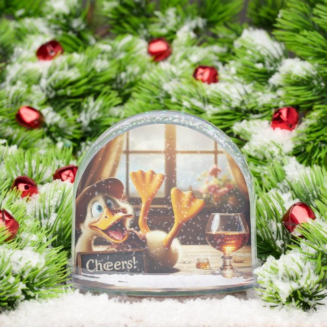 INTOXICATED DUKE SNOW GLOBE SCHNEEKUGELN (Weihnachten)