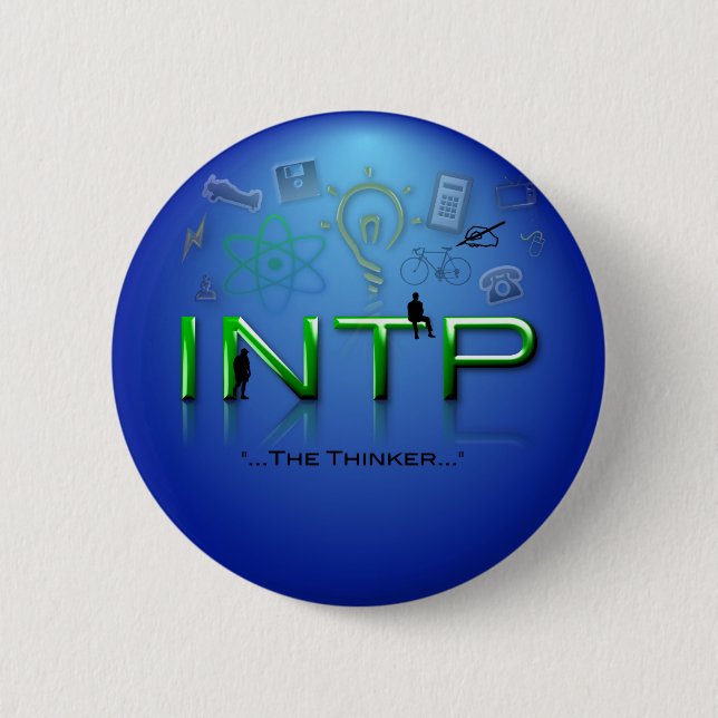 INTP Knopf Button (Vorderseite)