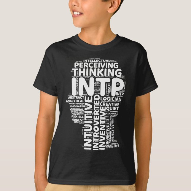 INTP Logician Funny Introvertierte Persönlichkeits T-Shirt (Vorderseite)