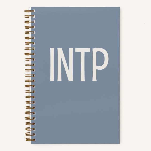 INTP Personalisiert Blue Journal-Notebook Notizbuch (Vorderseite)