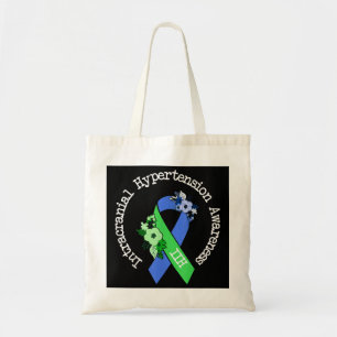 Intrakranielle Hypertonie IIH Awareness Blue Green Tragetasche