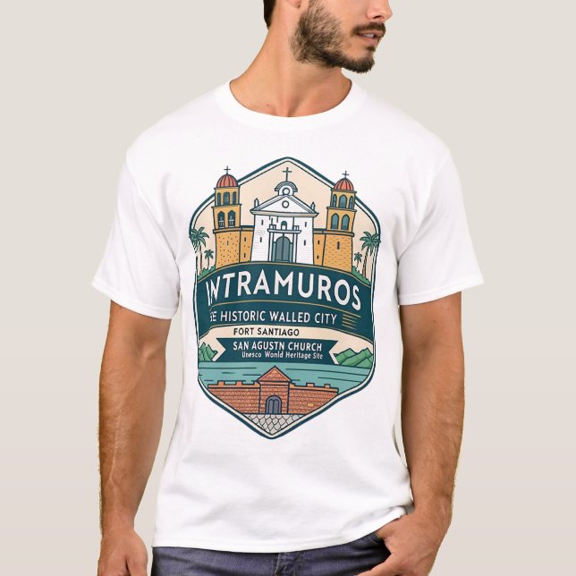 Intramuros (Die ummauerte Stadt) T-Shirt (Vorderseite)