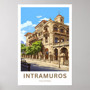 Intramuros Philippinen Poster