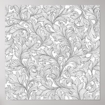 Intricate Adult Coloring Page: Intertwined Ivy