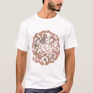Intricate Animal Mandala: Eine Fusion von Wildlife T-Shirt