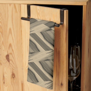 Intricate Brown Marble Muster Geschirrtuch