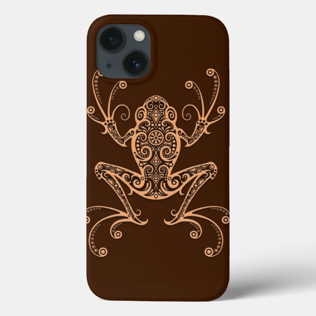 Intricate Brown Tree Frog Case-Mate iPhone Hülle (Rückseite)