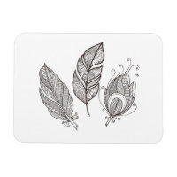 Intricate Feather Doodle