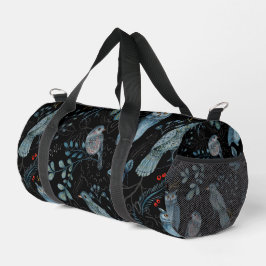 Intricate floral and paisley pattern duffle bag