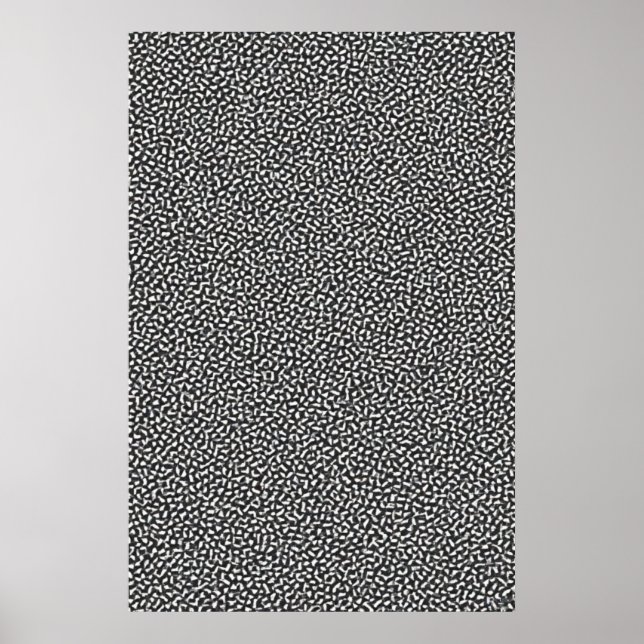 Intricate Geometrisches Wiederholmuster Poster (Vorne)