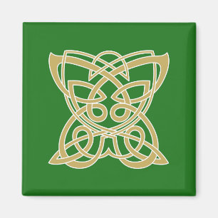 Intricate Gold Celtic Butterfly   Magnet
